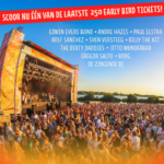 🚨Nog 250 early bird tickets beschikbaar